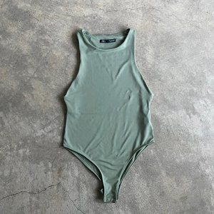 Zara Green Halterneck Bodysuit